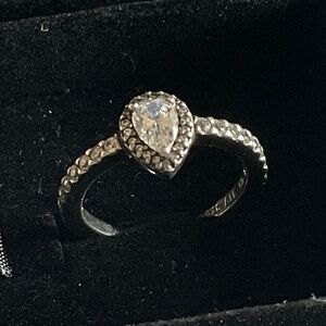Pandora Silver Teardrop Ring